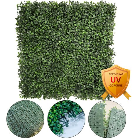 Muro verde - panel vegetal - Boj UV 50 x 50 (1/5)