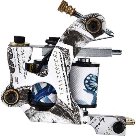 Machine à tatouage professionnelle en alliage avec bobines de cuivre pour ombrage et traçage (1/5)