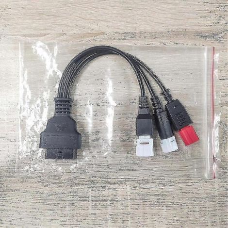 Câble Diagnostic OBD2 - Adaptateur 16 Vers 3 4 6 Broches - Pour Motos Yamaha Moto Guzzi Piaggio Vespa Honda KTM - 1 Pièce (1/5)