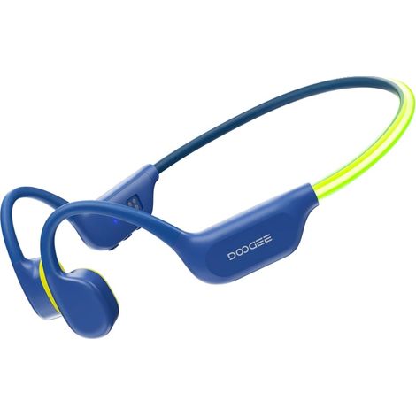 Cuffie a conduzione ossea, impermeabili IP68, Bluetooth 6.0, BLU (1/2)