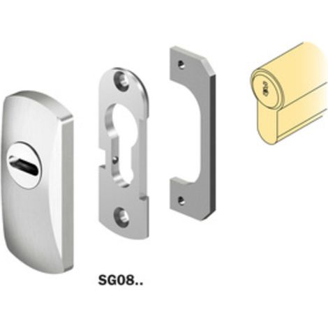 DISEC SG08 DEFENDER P/PROFILI STRETTI CIL SAG ARGENTO