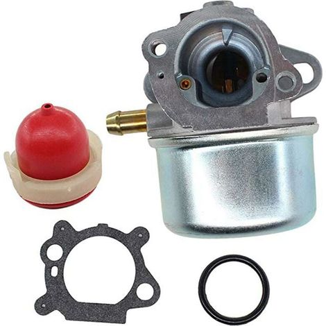 Carburateur Pour Tondeuse À Gazon - Moteur 4 Temps Modèle 799868 Et 498254 - Préréglé - 2 Pièces (1/4)