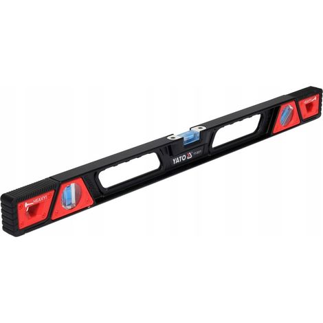 LIVELLA MAGNETICA RINFORZATA 60 cm LIVELLA IN ALLUMINIO 5 MAGNETI YATO