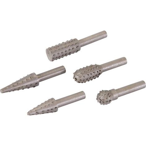 Jeu de 5 râpes pour perceuse