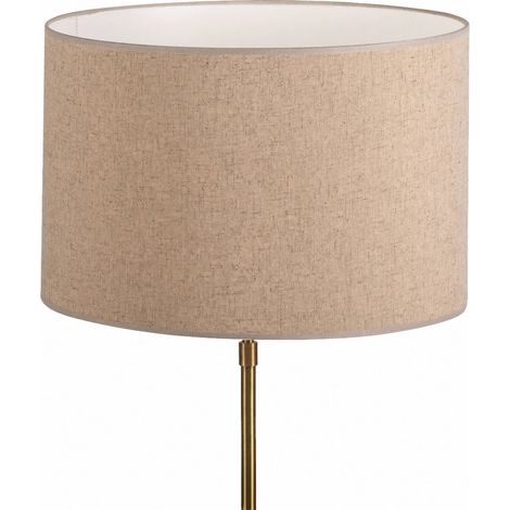 Abat jour en lin beige pour lumière douce - naturel (1/3)