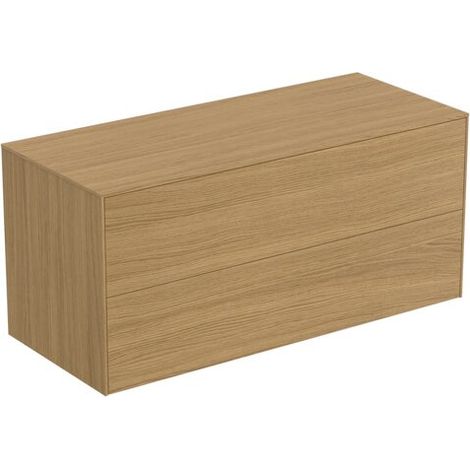 IDEAL STANDARD T4324Y6 Meuble bas WT Conca, 2 tiroirs (1/2)