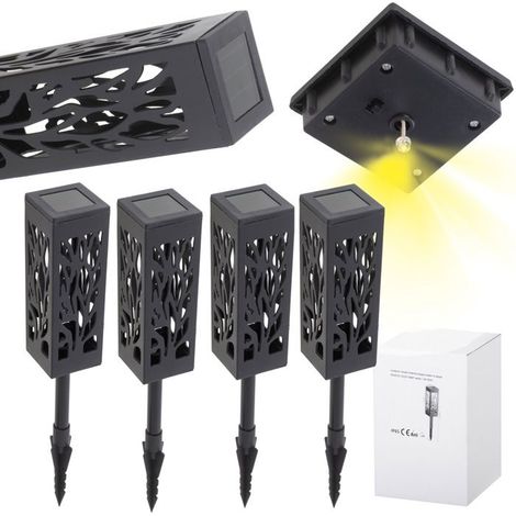 Lámpara portátil northix solar 4 piezas IP44 impermeable (1/3)