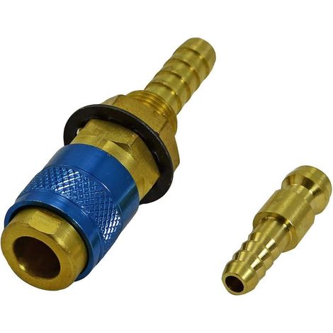 Raccord rapide de gaz et d'eau pour torche de soudage TIG PTA DB SR WP 9 17 18 26 1 jeu (1/5)