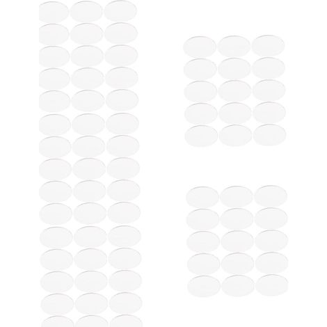 Lot De 5 Autocollants Miroir Flexibles 30 Pièces Décoration Murale Argentée pour Salle De Bain Et Salon (1/5)
