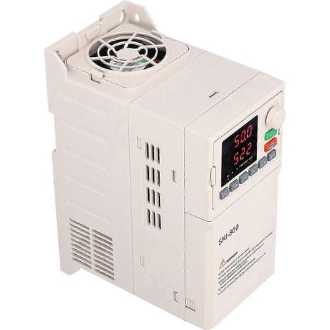 Variateur de fréquence SAKO Vector SKI800 1.5kW, triphasé 380VAC entrée, sortie 0-380VAC, usage industriel lourd, convertisseur de vitesse robuste, commande moteur précise. (1/4)