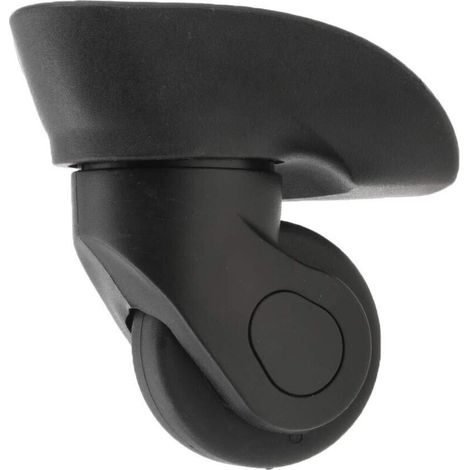 Pair of replacement wheels for 360° rotating suitcase, black, small, W041, suitcase set
