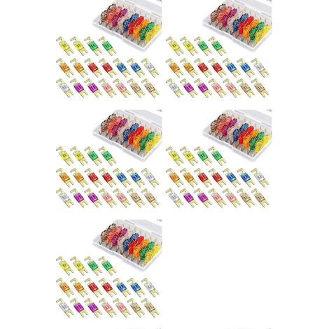 Pack de 90 mini fusibles ANL, kit de fusibles ANL plaqués (20A, 30A, 40A, 50A, 60A, 80A, 100A, 125A, 150A), compatible avec les applications automobiles et marines. (1/5)
