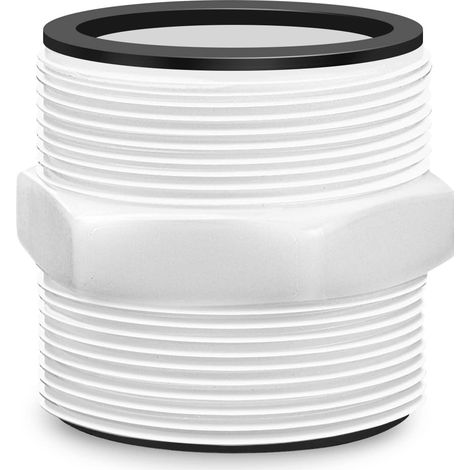 Adaptateur de tuyau de piscine neuf et de haute qualité pour pompes de piscines hors sol Intex - Connecteur de tuyau de piscine de 1,5 pouce pour Intex et Colema (1/5)