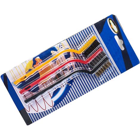 Brosse à récurer de cuisine, nettoyage efficace, poignée confortable, fil d'acier pour hotte de cuisinière (1/5)