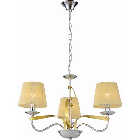 Suspension Candellux Diva 33-55057 3xE14 chrome 60cm (1/2)