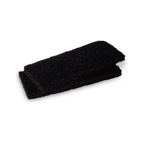 Semelles de rechange noir EDMA pour platoir abrasif - 256955