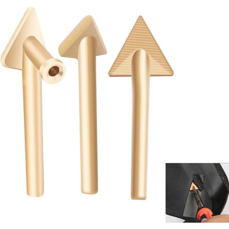 3 pcs Jeu de Pointes de Fer à Souder kit de soudage en plastique Outils de Soudage En Plastique Tête de Soudage agrafeuse à Chaud Outils de réparation de tête de soudage