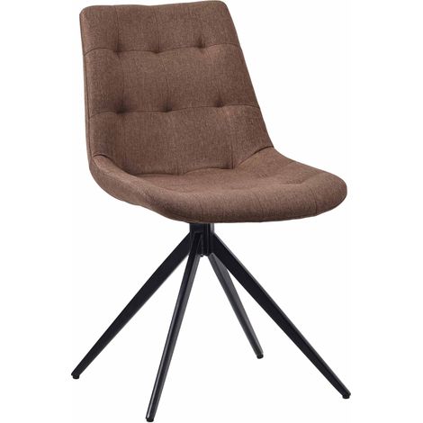 Esszimmerstuhl Merna taupe Stoff
