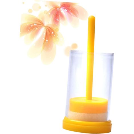 Bouteille de Marquage pour Reine des Abeilles, Cage, Pp Jaune, Piston Long Inclus, Matériel Apiculteur, Accessoire pour Apiculteurs (1/5)