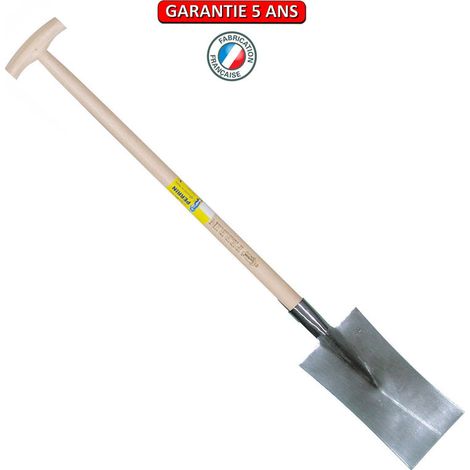 OUTILS PERRIN Louchet Nord de 30 cm - manche béquille fraisée 95 cm (1/2)