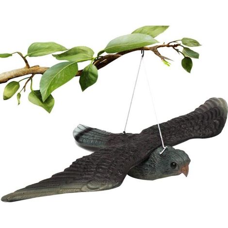 Simulation Flying Bird, Bird Repellent Flying Bird Models with Movable Wings and Lanyard for Lawn, Garden, Farm, Family, Outdoor Trees, Buildings (Color) (1/5)