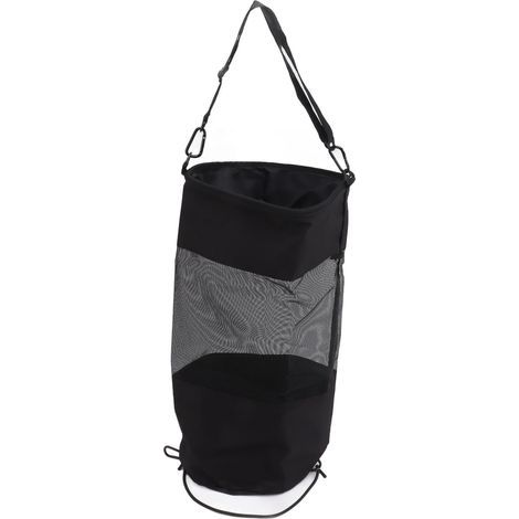 Großer, zylindrischer Müllsack, wasserdicht und faltbar, ideal für Boot, Camping und Auto. (1/5)