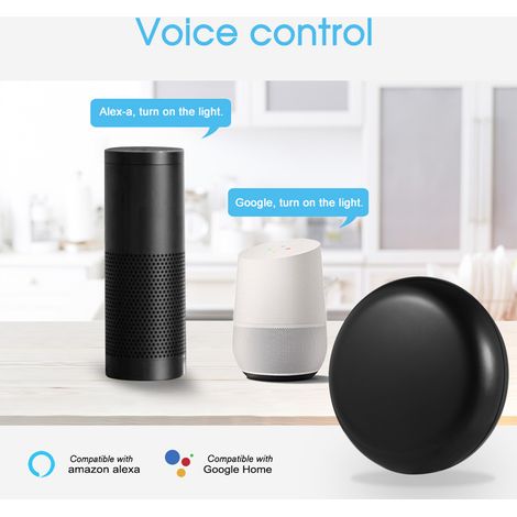 Télécommande IR WiFi-IR Contrôleur universel infrarouge compatible Wi-Fi (2,4 GHz) pour climatiseur TV DVD utilisant l'application Tuya Smart Life Compatible avec Alexa Home Voice (1/5)