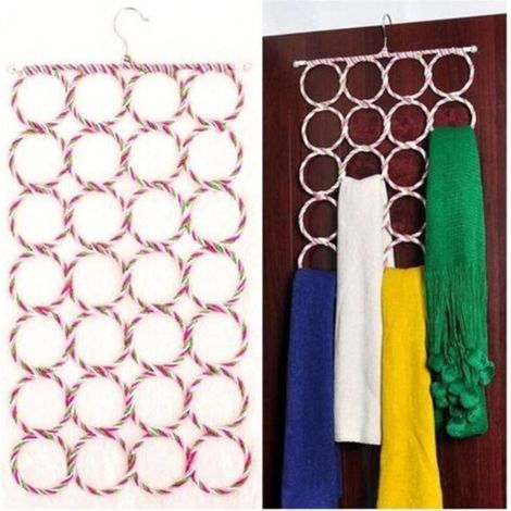 Accessories for shawls, hangers, belts, scarves, tie rings, hooks, and wardrobe organizers (1/5)
