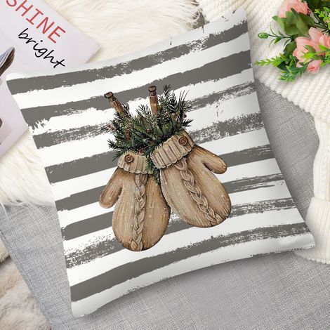 Housse de coussin chevrons nordiques (1/5)