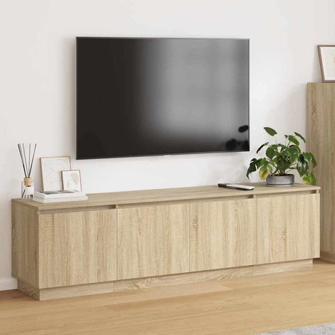 vidaXL Mobile TV con LED rovere sonoma 180 x 38 x 49 cm (1/5)