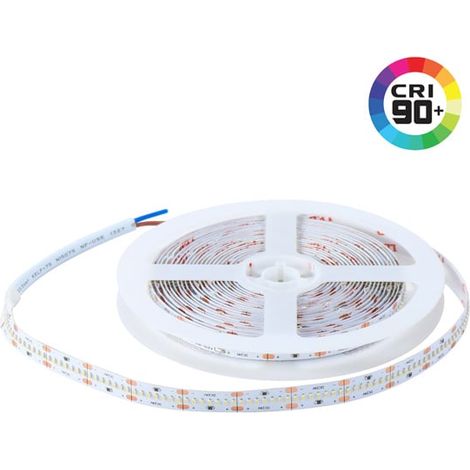 IluminaShop - Tira de LED 75W 24V DC SMD2110 350LED/m 15W/m IP20 (5 metros) Blanco Calido 3000K (1/2)