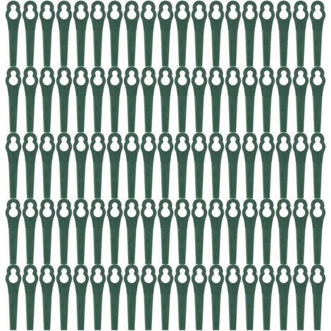 Hochleistungsfähige 83-mm-Kunststoff-Schneidmesser für Rasenmäher – 100er-Packung, bruchfest und langlebig (1/5)