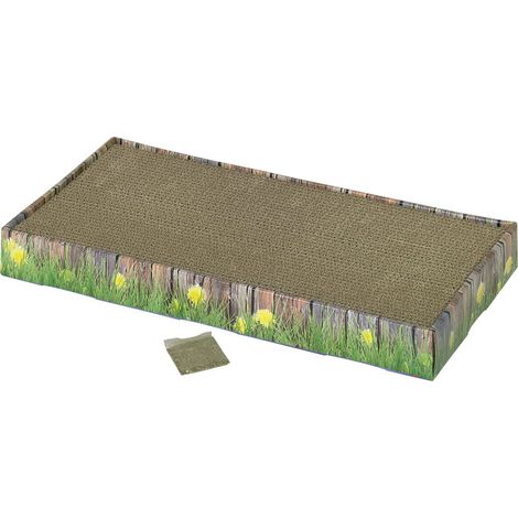 Nobby® Katzen Kratzbrett aus Karton klein, 48 x 12,5 x 5 cm