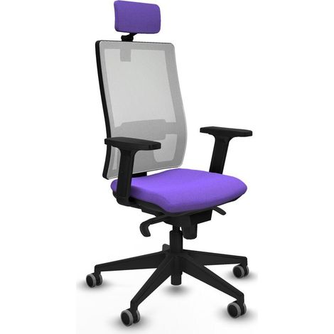 piqueras-y-crespo Silla Horna chaise bureau lila confortable (1/3)