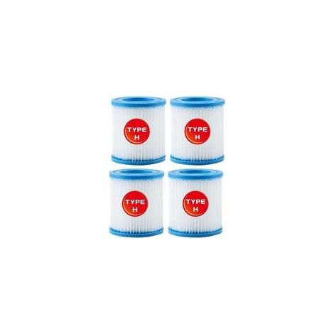 for Intex Piscine Cartouche de Filtre Type H 29007 pour Filtre Pompes 28601, 28602 (4 PCS) (1/5)