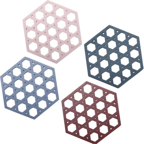 sous-Tasses Lot de 4 en Matériau Thermoplastique Épaisses (1/5)