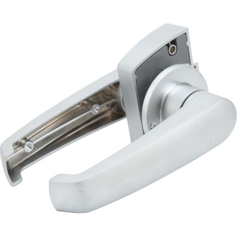 Türgriff mit Hebelmechanismus aus Aluminiumlegierung, Eingangsschloss für 15-20 mm dicke Türen, ideal für Wohnmobile und Boote (1/5)