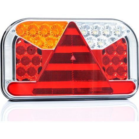 Fanale posteriore sinistro LED 12-36V 240x55x140mm (1/4)
