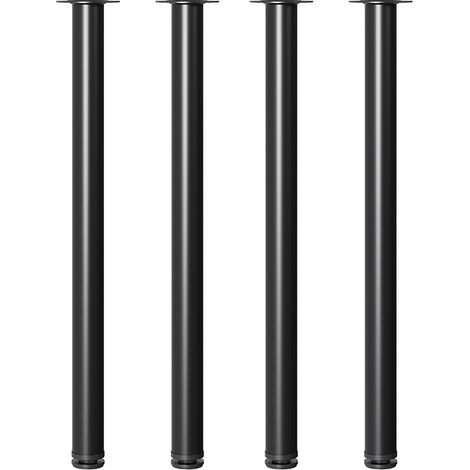 Set of 4 Round Metal Table Legs (1/5)