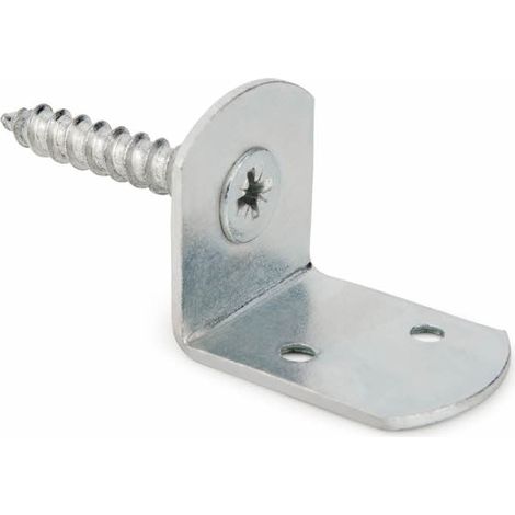 SC-LC Z - SQUADRA L + VITE. ZINCO 035X040X030 ( 100 pz.) (1/2)