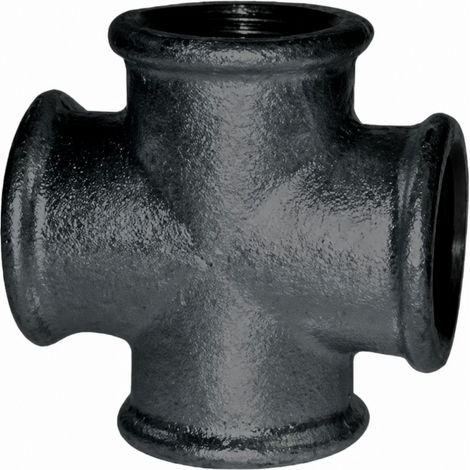 Kreuz 90° weiblich 12x17 schwarz