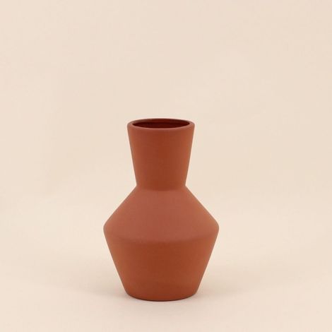 Vase géométrique en céramique, H20cm (1/5)