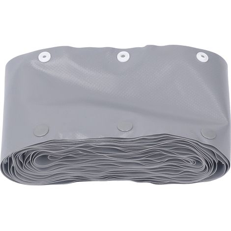 Gaine ignifuge PVC avec bouton-pression pour câbles, protection de fils 5m / 16.4ft, organisation de câbles (1/5)