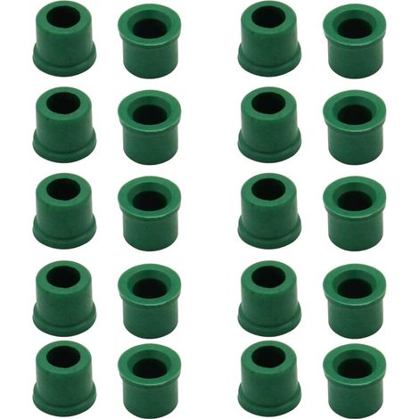 (20 PCS) R134A Joint en caoutchouc pour la climatisation, compatible avec l'adaptateur R410A tuyau de charge de filetage de 1/4" (1/5)