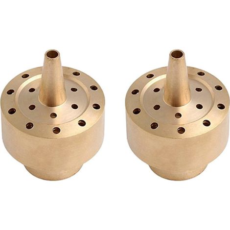 Embouts de colonnes florales en cuivre pour jardins, horticulture, jeux d'eau, places, rocailles, hôtels, piscines, fontaines musicales et colonnes florales à double couche. (1/5)