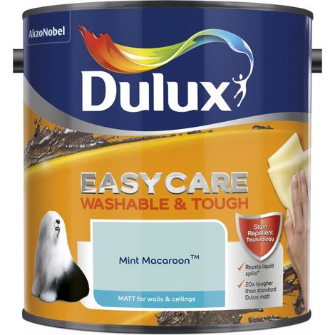 Dulux Easycare Washable & Tough Matt Emulsion Paint - 2.5L - Mint Macaroon