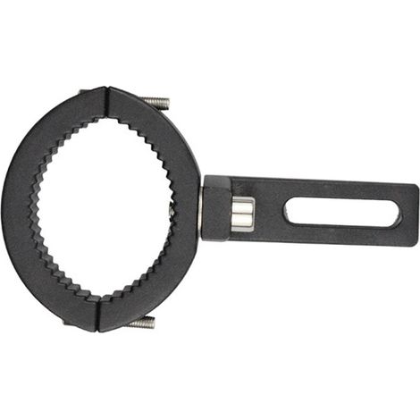 (Exclusivité Asie du Sud-Est) Support de phare de moto à fixation par pince, trou unique, en alliage d'aluminium, pour pare-chocs, amortisseur, tube de phare LED, support d'extension, diamètre intérie (1/5)