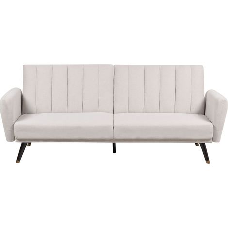 Sofa Bed 3 Seater VIMMERBY Fabric Beige