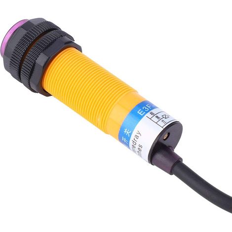 Lichtschrankenschalter, robuster ABS-Sensor, 10–30 V DC, 30 cm Erfassungsabstand, für industrielle Automatisierungsprojekte (1/5)