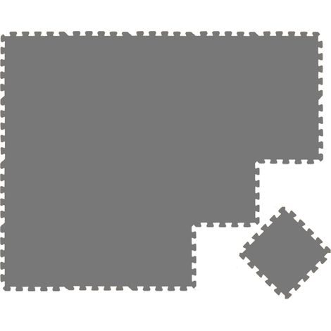 18 Piezas Alfombra Puzzle para Bebés y Niños - 30x30 Suelo Goma EVA Tapete Juego